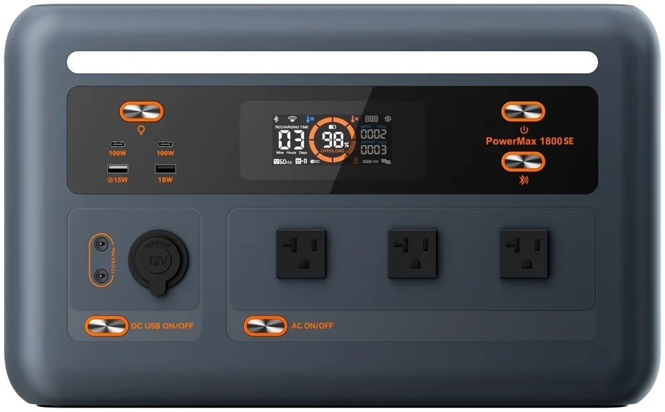 Портативна зарядна станція Oscal PowerMax 1800 SE /1024Wh (EU) 1800 W