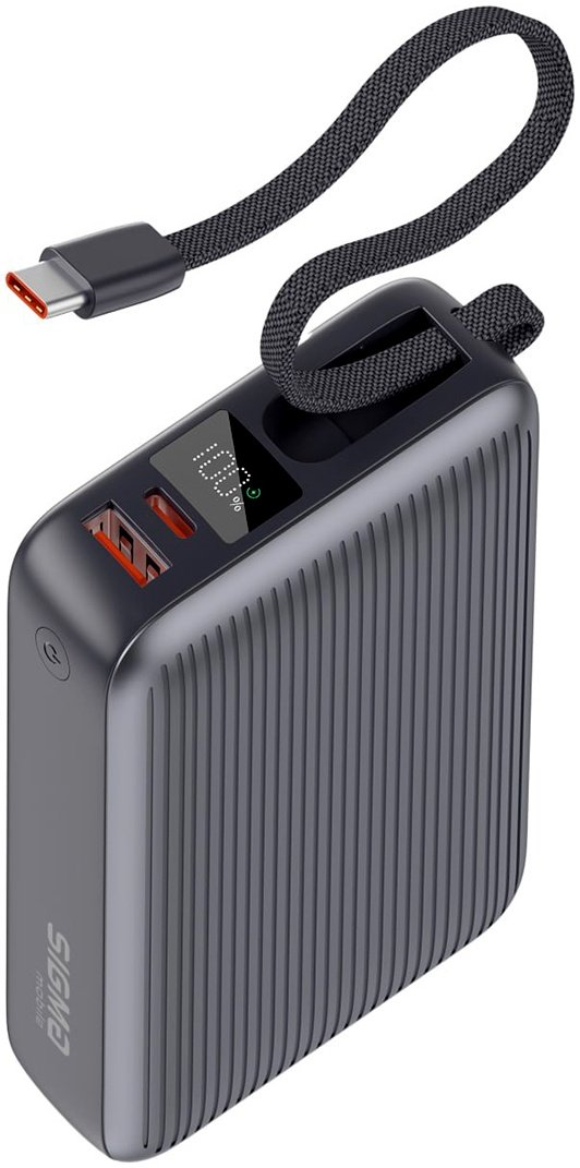 Power Bank Sigma mobile X-power SI20A5QLX 20000 мА·год 45 W Сірий