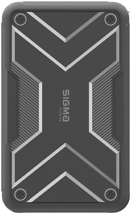 Павербанк Sigma mobile X-power SI20A11QLX-DC USB+Type-C 20000mAh 65 W Чорний